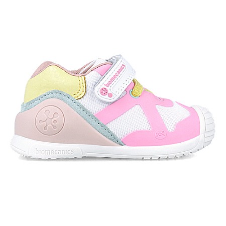 Pantofi copii fete din textil Biomecanics, Roz - 242151-B [1]
