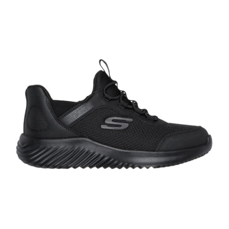 Noua colectie Skechers - Pantofi unisex din textil Skechers Bounder Slip-ins, Negru - 403822L-BBK