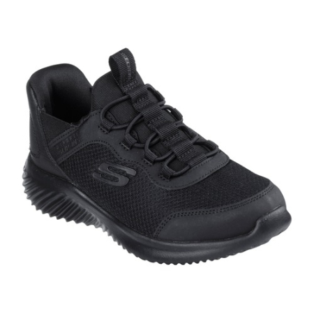 Pantofi unisex din textil Skechers Bounder Slip-ins, Negru - 403822L-BBK [2]