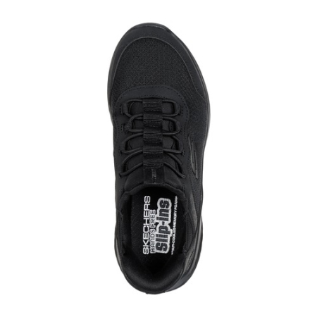 Pantofi unisex din textil Skechers Bounder Slip-ins, Negru - 403822L-BBK [3]