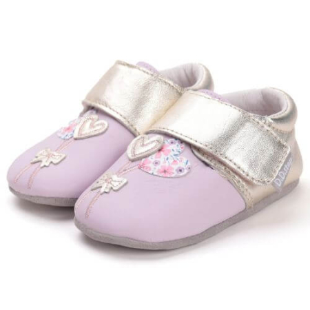 Pantofiori de interior copii fete din piele DD Step, Roz - K1596-52122 [2]