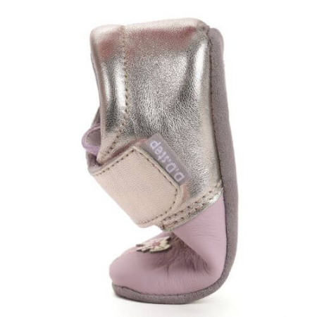 Pantofiori de interior copii fete din piele DD Step, Roz - K1596-52122 [5]