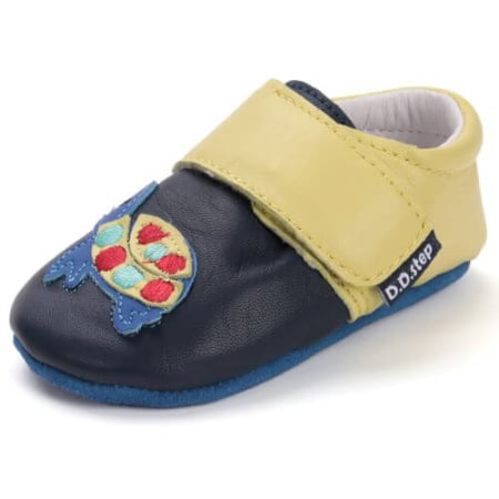 Pantofiori de interior copii baieti din piele DD Step, Albastru - K1596-52102 [1]