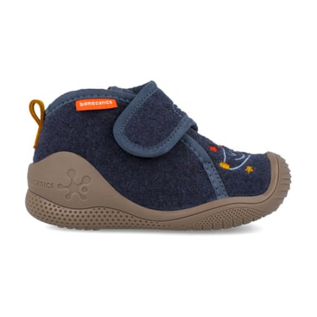 Pantofiori interior baieti - Pantofiori de interior copii Biomecanics, Azul Marino - 261183-A089