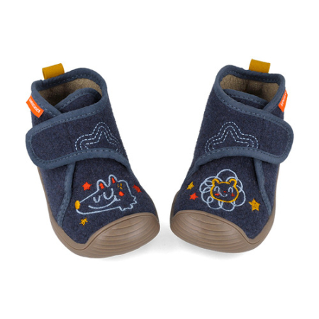 Pantofiori de interior copii Biomecanics, Azul Marino - 261183-A089 [5]