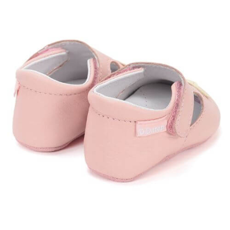 Pantofiori de interior copii fete din piele DD Step, Roz - K1596-61962 [6]