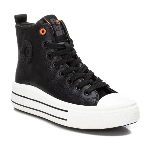 Pantofiori din piele sintetică XTI, Negru - 172284 [1]