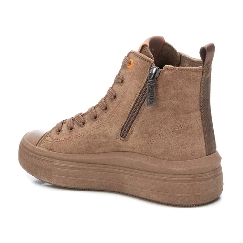 Pantofiori din textil fete XTI, Maro - 172303 [3]