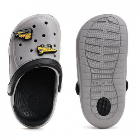 Papucei copii baieti DD Step, Gri - J091-51713 [5]