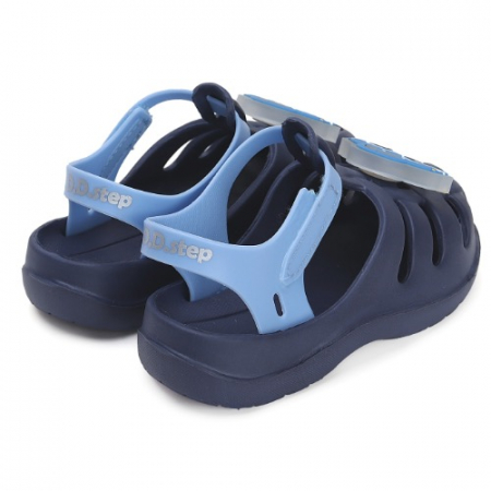 Papucei copii baieti cu LED DD Step, Albastru - J089-41199 [2]