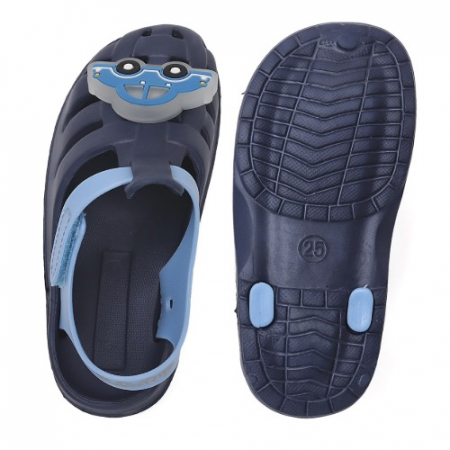 Papucei copii baieti cu LED DD Step, Albastru - J089-41199 [4]