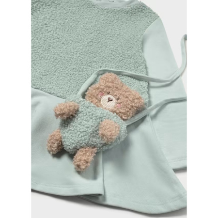 Rochie cu gentuță ursuleț fete Mayoral, Verde Mentă - 2904-094 [2]