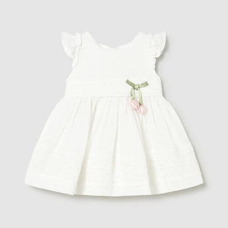 Rochie din bumbac Mayoral, Alb - 1907-042 [2]