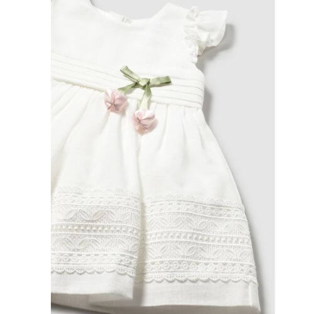 Rochie din bumbac Mayoral, Alb - 1907-042 [1]