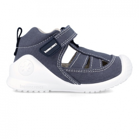 Sandale copii baieti din canvas Biomecanics, Albastru - 222186-A [2]