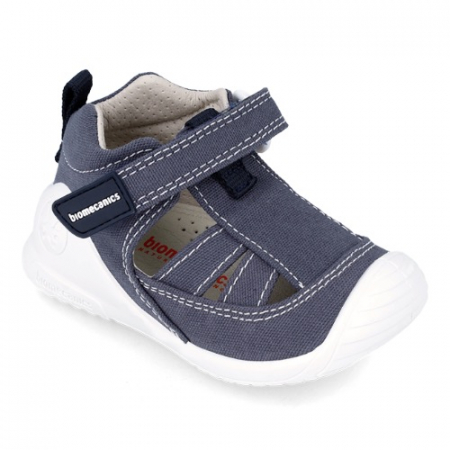 Sandale copii baieti din canvas Biomecanics, Albastru - 222186-A [3]