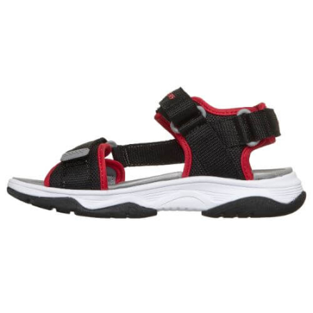 Sandale copii baieti din material textil Skechers, Negru - 407013-BKRD [2]