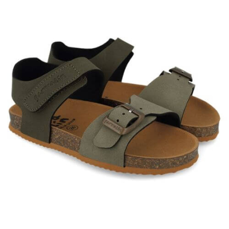 Sandale - Sandale copii baieti din material sintetic Garvalin, Verde - 262471-B801