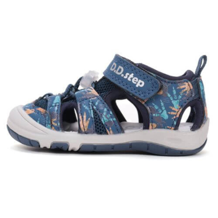 Incaltaminte Baieti - Sandale canvas băieți DD Step, Albastru - G065-61146A