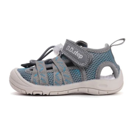 Incaltaminte Baieti - Sandale canvas băieți DD Step, Gri - G065-61161B