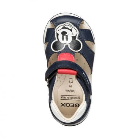 Sandale copii baieti din piele naturala Geox Mickey Mouse, Albastru - B556ED_08554_C0735 [1]