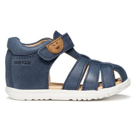 Sandale baieti - Sandale copii Machia baieti din piele naturala Geox, Albastru - B254VA_000CL_C4002