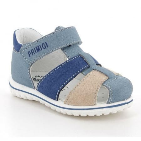 Sandale - Sandale copii baieti din material sintetic Primigi, Albastru - 7864688