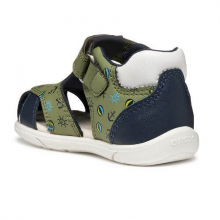 Sandale copii baieti din material sintetic Geox, Verde - B556EC_05404_CE3F4 [6]
