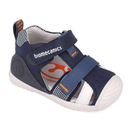 Sandale copii baieti din piele Biomecanics, Albastru - 252117-A183 [3]