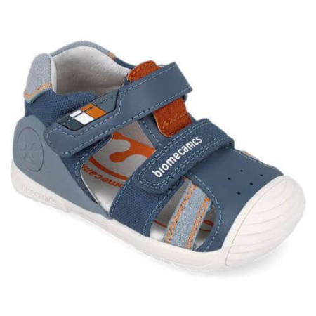 Sandale copii baieti din piele Biomecanics, Albastru - 262123-A556 [1]