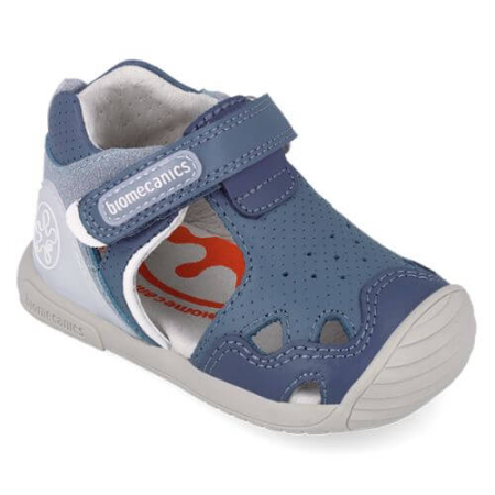 Sandale copii baieti din piele Biomecanics, Albastru - 262128-A631 [1]