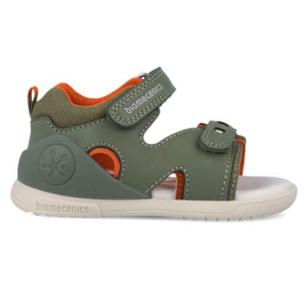 Sandale copii baieti din piele Biomecanics, Verde - 262147-B830 [2]