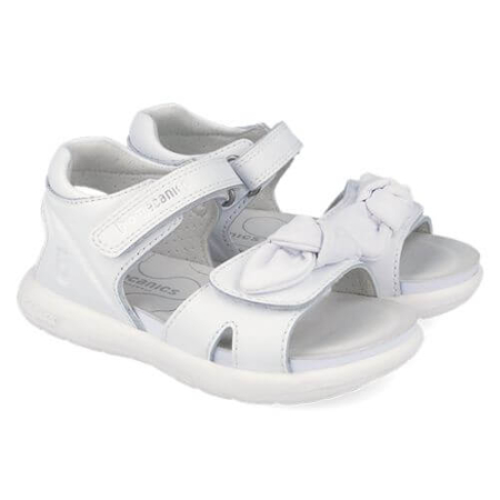 Sandale copii fete din piele Biomecanics, Alb - 262208-C050 [2]