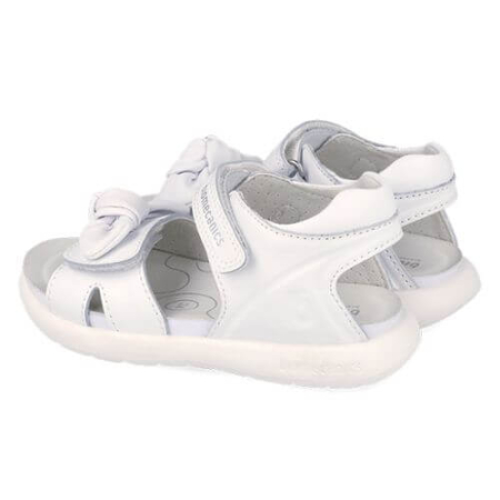 Sandale copii fete din piele Biomecanics, Alb - 262208-C050 [3]