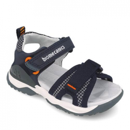 Sandale copii baieti din textil Biomecanics, Albastru - 252222-A089 [1]