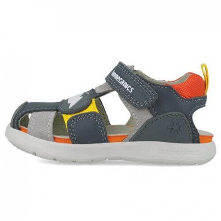 Sandale copii baieti din piele Biomecanics, Verde - 252216-B213 [4]