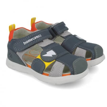 Sandale - Sandale copii baieti din piele Biomecanics, Verde - 252216-B213