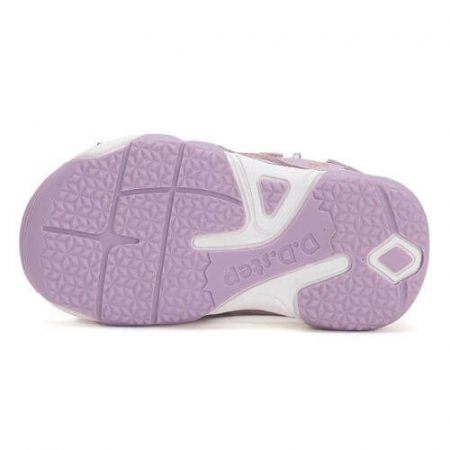 Sandale copii fete din piele LED DD Step, Mov - G064-51465B [6]