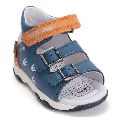 Sandale copii baieti din piele DD Step, Albastru - G064-61590A [1]
