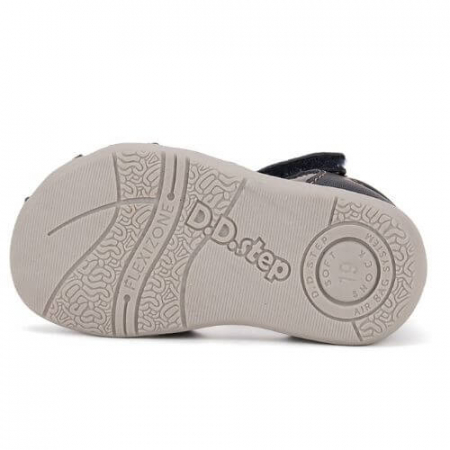 Sandale copii baieti din piele DD Step, Albastru - G075-51284 [4]