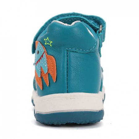 Sandale copii baieti cu LED din piele DD Step, Albastru - G064-51816B [5]