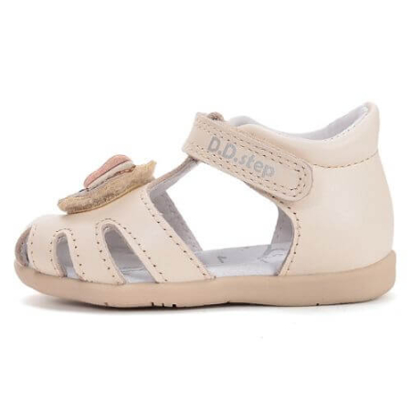 Sandale copii baieti din piele DD Step, Crem - G075-61516B [1]