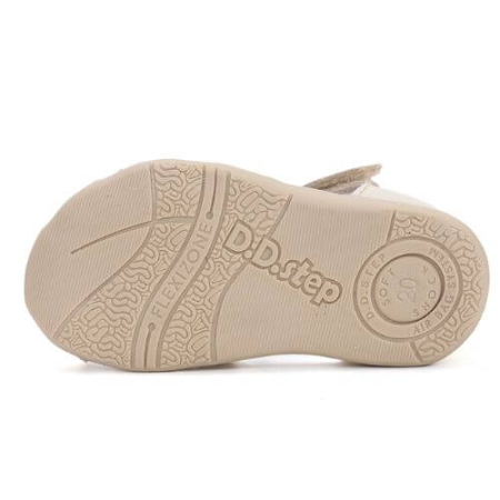 Sandale copii baieti din piele DD Step, Crem - G075-61516B [6]