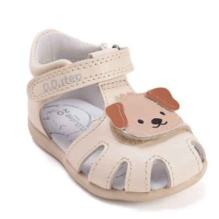 Sandale copii baieti din piele DD Step, Crem - G075-61516B [2]