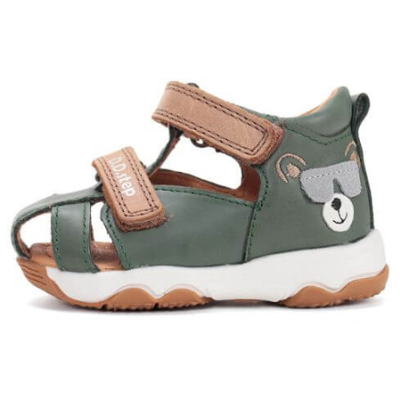 Sandale baieti - Sandale copii baieti din piele DD Step, Verde - G064-61909A
