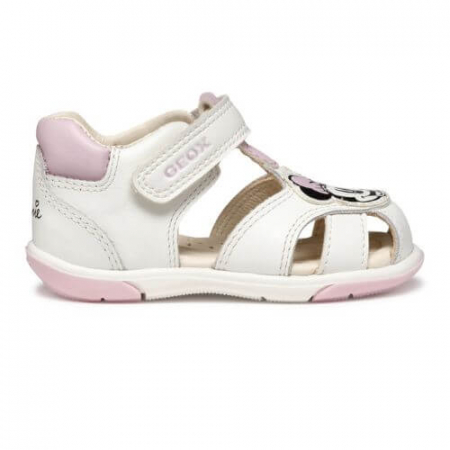 Sandale copii feten piele naturala Geox Minnie Mouse, Alb - B556FE_08554_C0406 [9]