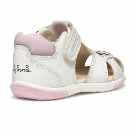 Sandale copii feten piele naturala Geox Minnie Mouse, Alb - B556FE_08554_C0406 [6]