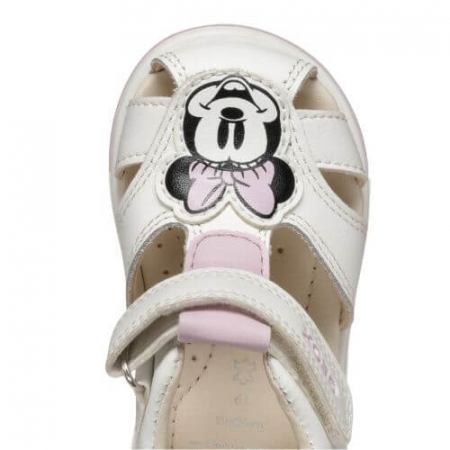 Sandale copii feten piele naturala Geox Minnie Mouse, Alb - B556FE_08554_C0406 [1]