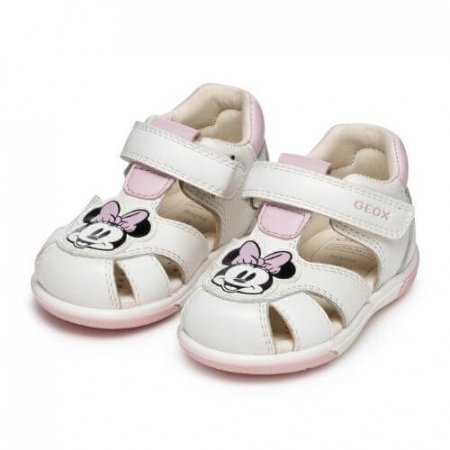 Sandale copii feten piele naturala Geox Minnie Mouse, Alb - B556FE_08554_C0406 [3]
