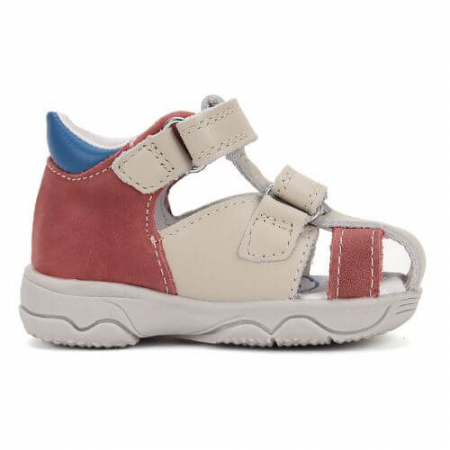 Sandale copii baieti din piele DD Step, Crem - G064-51611A [2]
